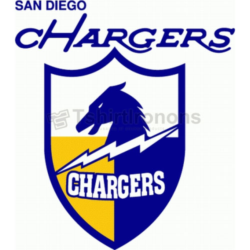 San Diego Chargers T-shirts Iron On Transfers N738 - Click Image to Close